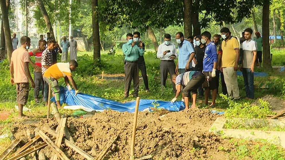 ছাত্র আন্দোলন: ৭২ দিন পর কবর থেকে সাকিবের লাশ উত্তোলন