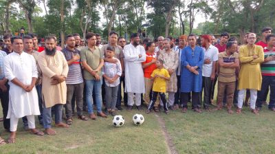 আরাফাত রহমান কোকো স্মৃতি ফুটবল টুর্নামেন্ট উদ্বোধন