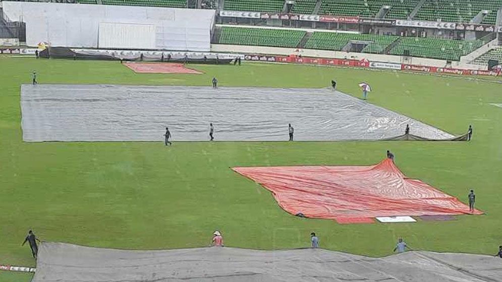 বৃষ্টিতে বন্ধ খেলা, ৬৫ রানের লিড বাংলাদেশের