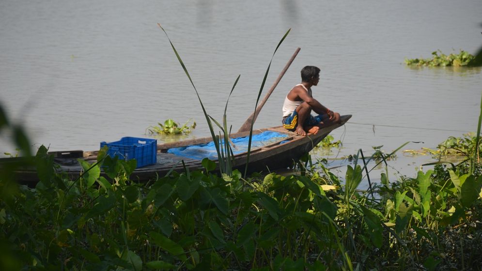 দুমকিতে নিষেধাজ্ঞা অমান্য করে অবাধে চলছে ইলিশ শিকার