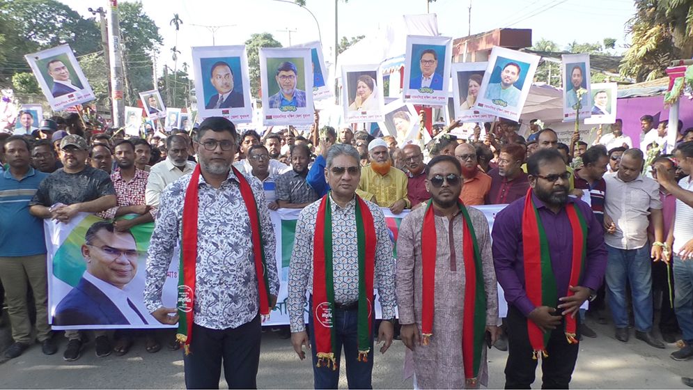 ময়মনসিংহ দক্ষিণ জেলা বিএনপির নবগঠিত কমিটির সংবর্ধনা