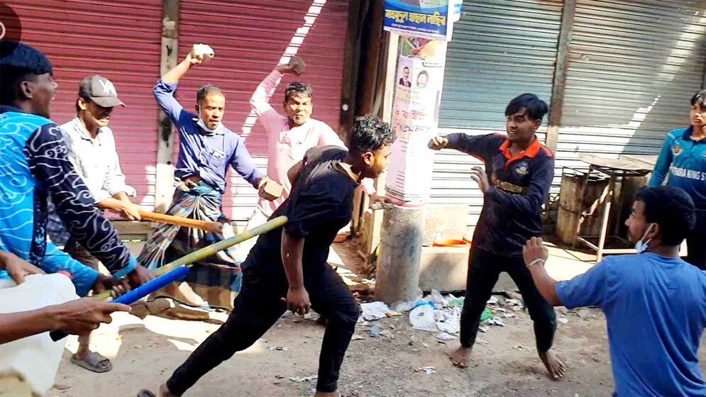 বাঞ্ছারামপুরে বিএনপির দুই গ্রুপের সংঘর্ষে আহত ৪০