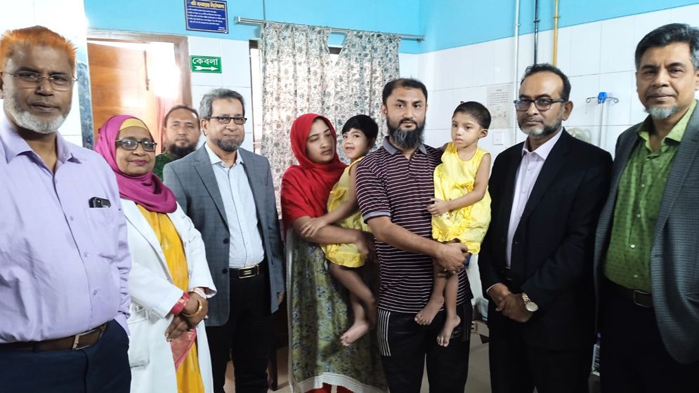 আড়াই বছর পর বাড়ি ফিরল শিশু নূহা-নাবা