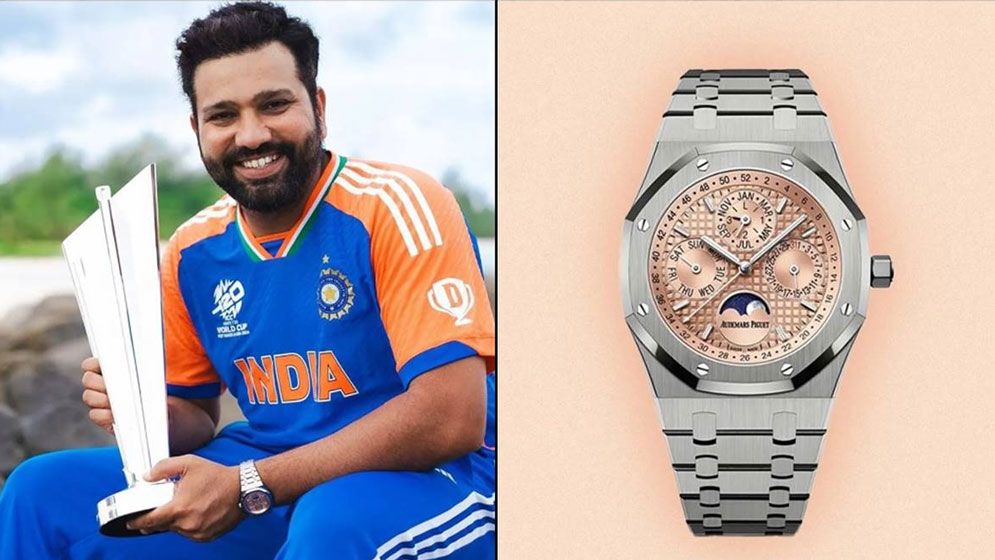 রোহিতের হাতের ঘড়ির দামে মালদ্বীপ ঘোরা যাবে ১০ বার!