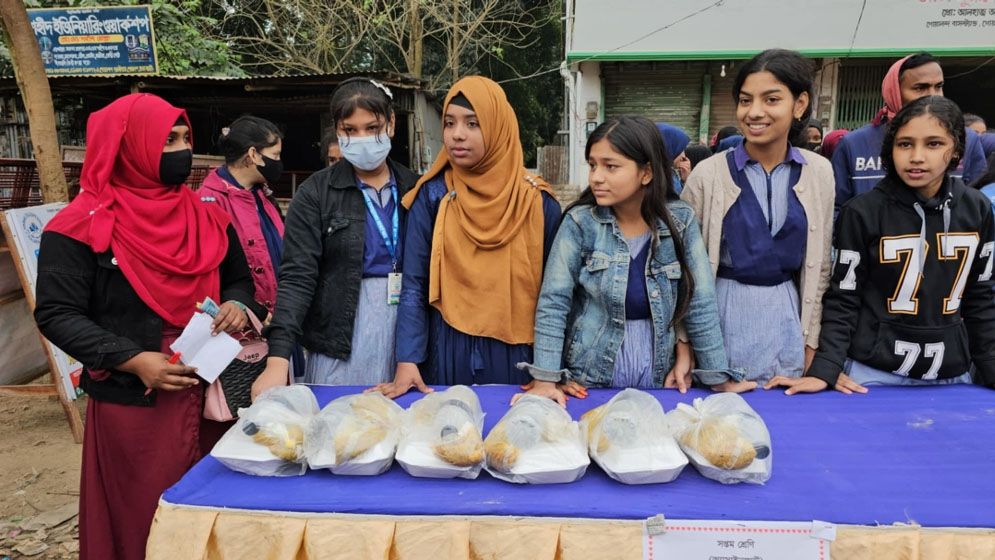 গোয়ালন্দে ২৫০ দুস্থকে খাবার খাওয়াল শিক্ষার্থীরা