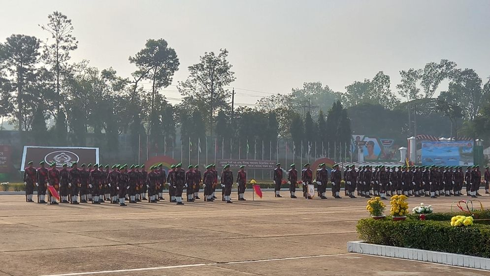 বিজিবিতে ৬৯৫ জন নতুন রিক্রুটের সৈনিক জীবন শুরু