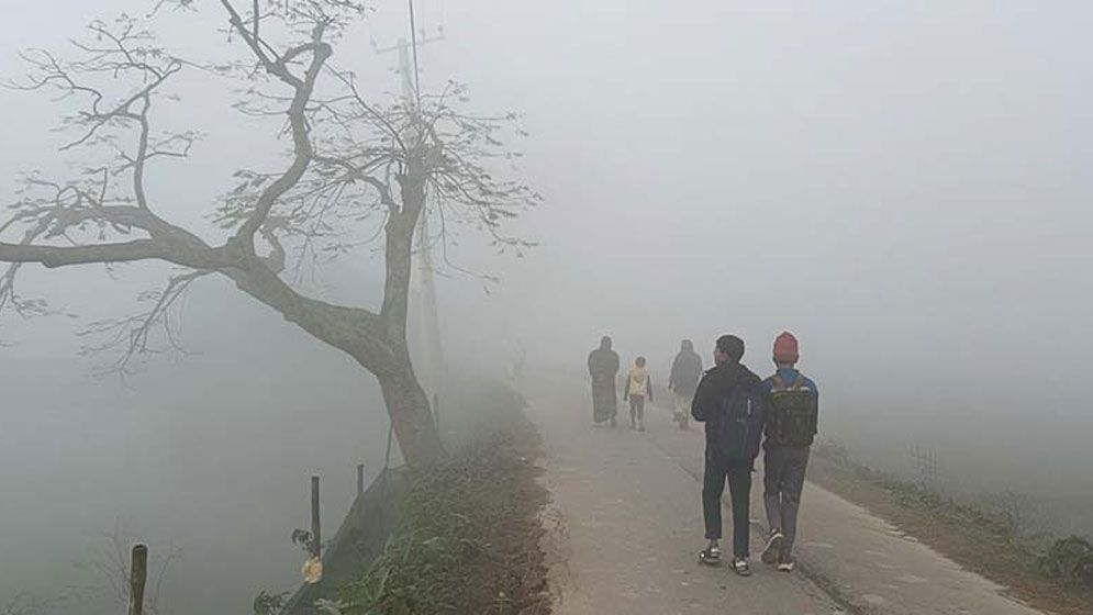 রংপুরে শীতের দাপটে স্থবির জনজীবন