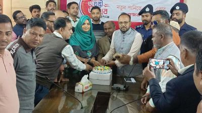 ‘নতুন পানিতে সফর এবার’ স্লোগানে মদনে যুগান্তরের রজতজয়ন্তী পালিত