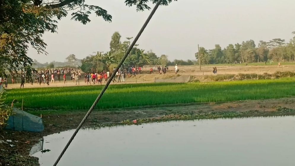 জগন্নাথপুরে দুই গ্রামবাসীর সংঘর্ষে গুলিবিদ্ধসহ আহত ৪০