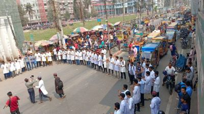 শেবাচিমে চতুর্থ দিনের মতো চলছে কমপ্লিট শাটডাউন