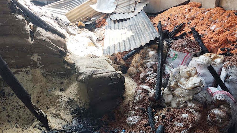 ধোবাউড়ায় টিসিবি পণ্যের গুদামে আগুন, বঞ্চিত ২৩০০ পরিবার