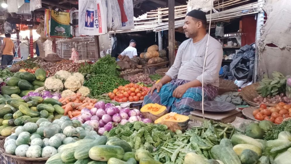 হিলিতে কমেছে বেগুন, শসা ও লেবুর দাম