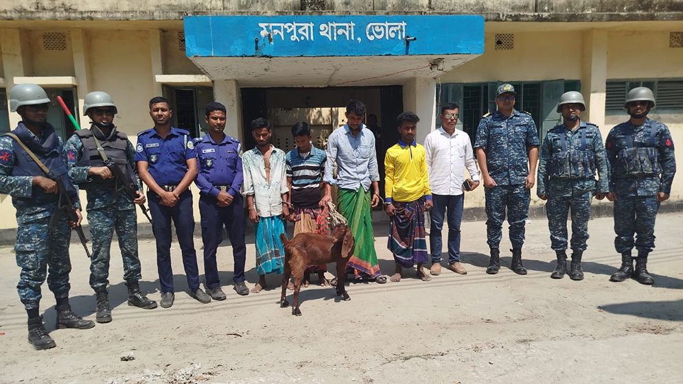 ছাগল চুরি, দুই যুবদল নেতসহ আটক ৫ জন কারাগারে