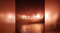 ঘাটে বাধা লঞ্চ আগুনে পুড়ল