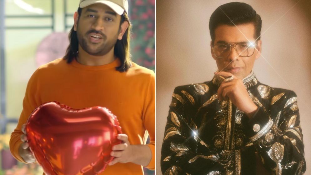 ক্রিকেট ফেলে করণ জোহরের সঙ্গে কী করছেন ধোনি?