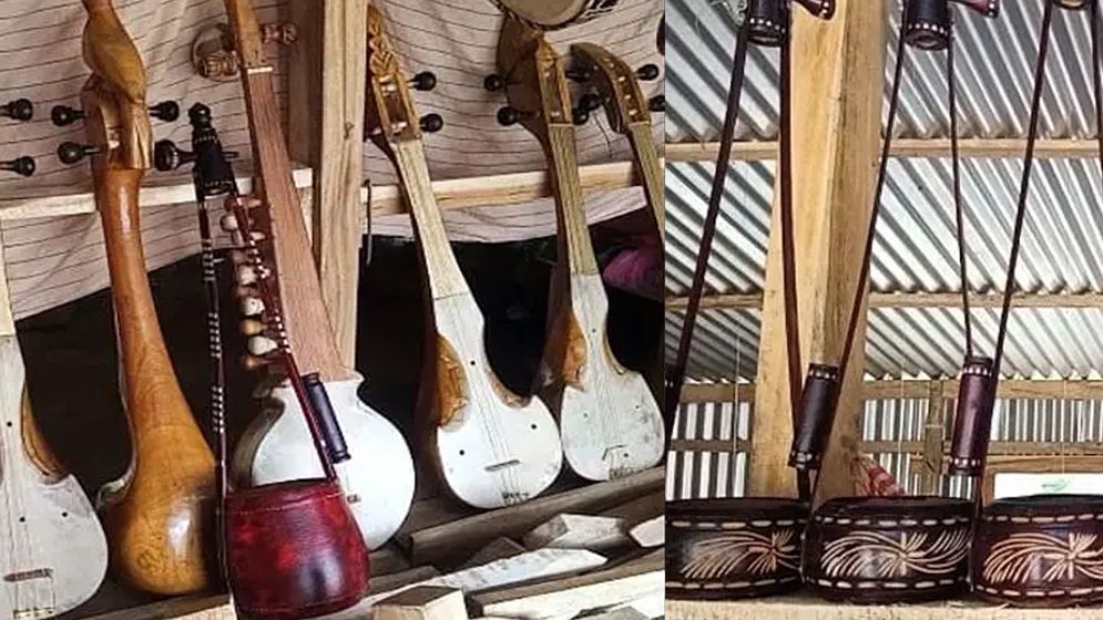 ভারতসহ বিভিন্ন দেশে যাচ্ছে ফরিদপুরের একতারা-দোতারা