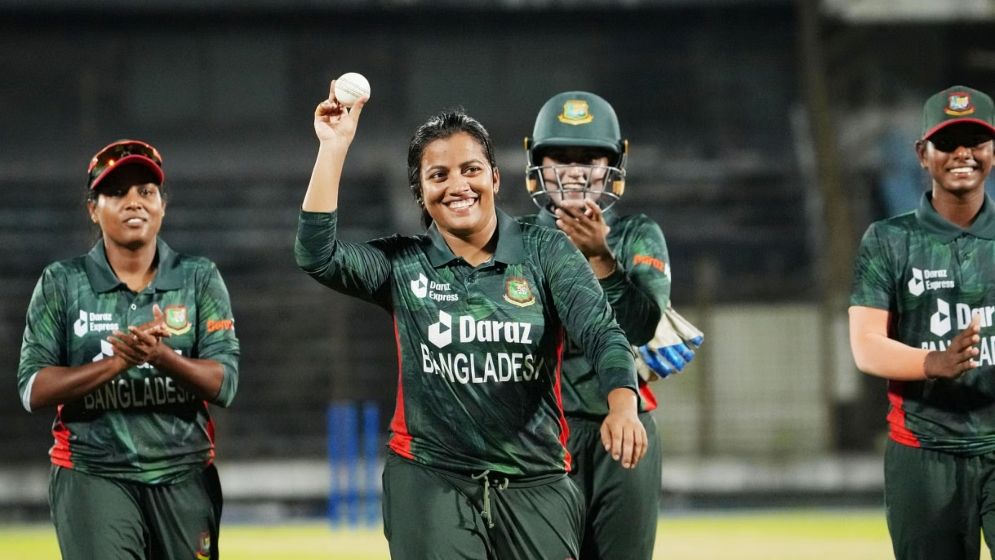 বিশ্বকাপ বাছাইয়ে সাফল্যের পর র‍্যাংকিংয়ে সুখবর পেলেন নাহিদারা