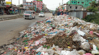 মনোহরগঞ্জে মহাসড়ক যেন ময়লার ভাগাড়