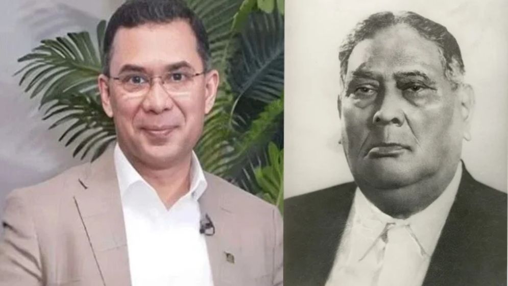 শেরে বাংলার নাম ইতিহাসে স্বর্ণাক্ষরে লেখা থাকবে: তারেক রহমান