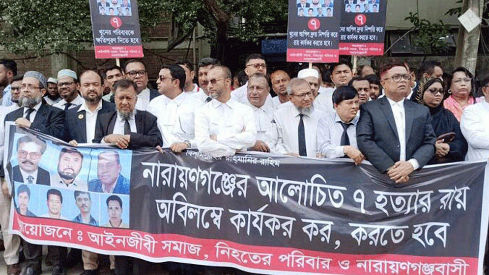 হাসিনার পতন হয়েছে, দ্রুত সাত খুনের রায় কার্যকর দেখতে চাই: আইনজীবী