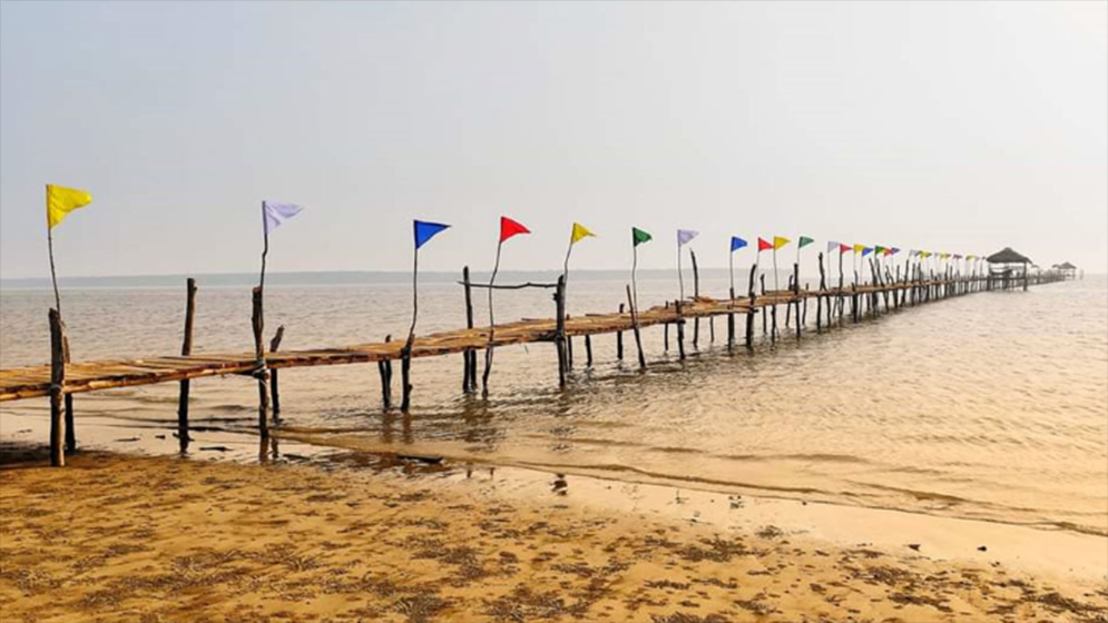 পর্যটকদের নতুন আকর্ষণ নিঝুম দ্বীপের কাঠের সেতু