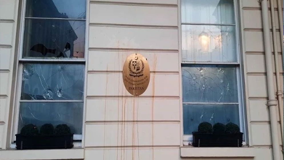 লন্ডনে পাকিস্তান হাইকমিশনে হামলা, যা বললেন শাহবাজ