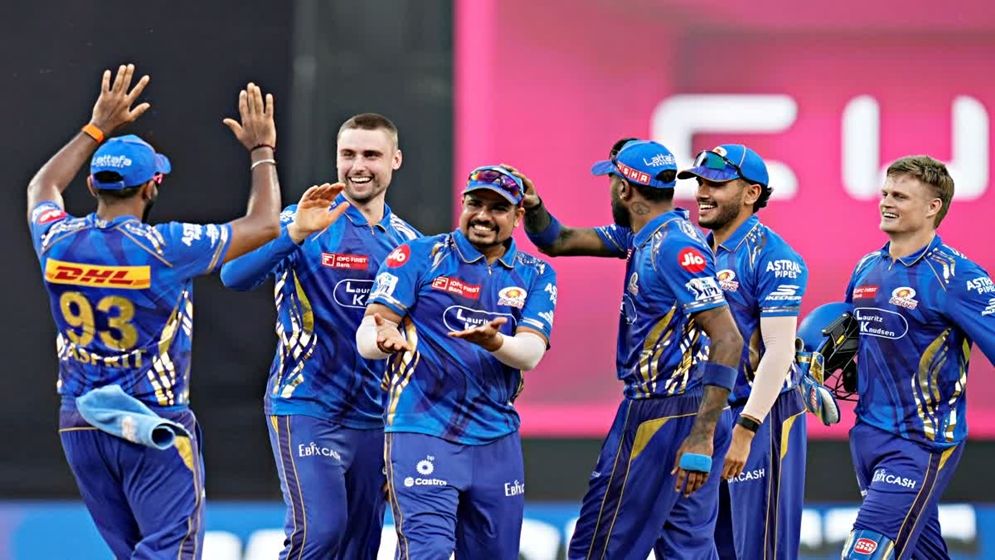টানা পঞ্চম জয় পেল মুম্বাই ইন্ডিয়ান্স