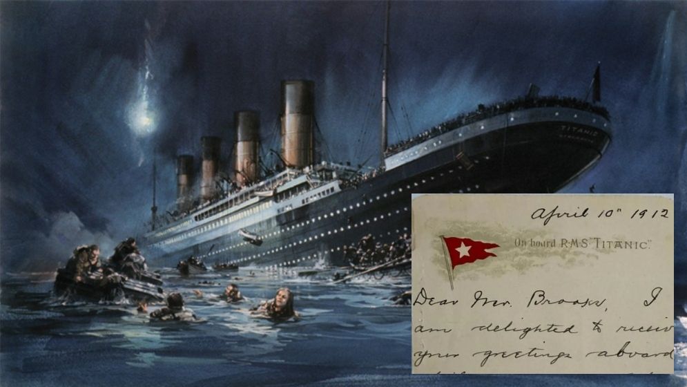 নিলামে ৫ কোটিতে বিক্রি টাইটানিক যাত্রীর চিঠি