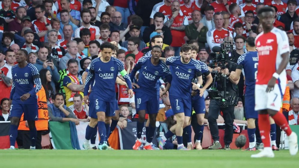 দেম্বেলের গোলে ‘প্রতিশোধ’, আর্সেনালকে হারিয়ে এগিয়ে পিএসজি