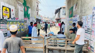 মে দিবসের র‌্যালিতে বিএনপির দুই গ্রুপের ধাক্কাধাক্কি, সড়ক অবরোধ