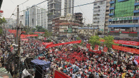 বিএনপির শ্রমিক সমাবেশ জনসমুদ্র, বক্তব্য রাখছেন শীর্ষ নেতারা