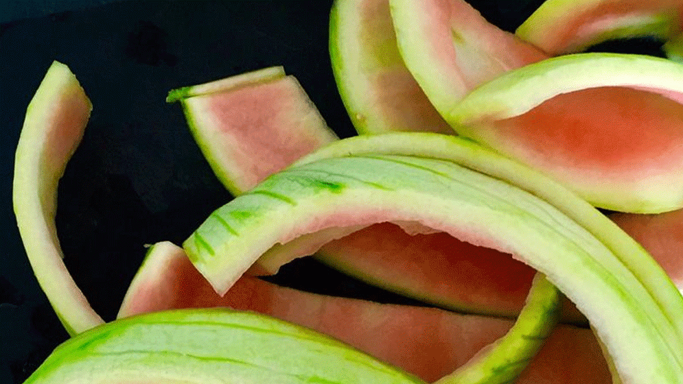 তরমুজের খোসা দিয়ে রান্না করুন সুস্বাদু তরকারি