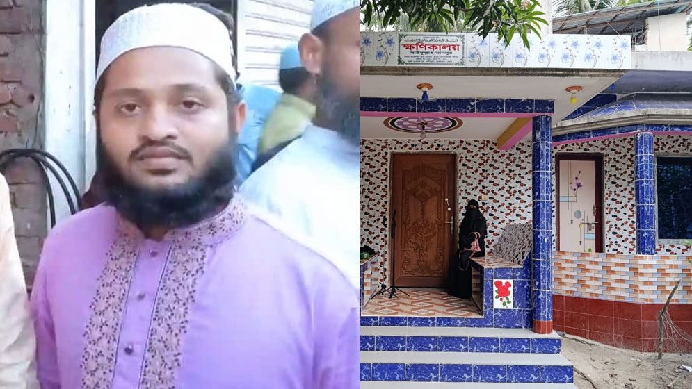 স্ত্রীর স্বীকৃতি পেতে জামায়াত নেতার বাড়িতে নারী