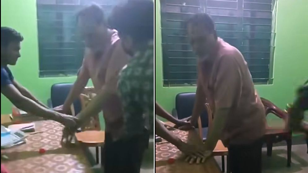 আ.লীগ নেতাকে পেটানোর ভিডিও ভাইরাল