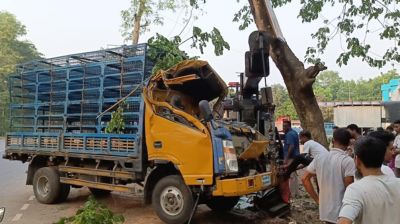 গাছে পিকআপের ধাক্কা, প্রাণ গেল তিনজনের