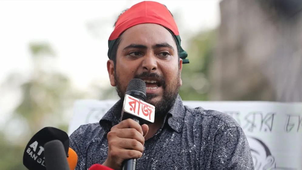 যুবলীগ-স্বেচ্ছাসেবক লীগ নয়, নিষিদ্ধ করতে হবে আ.লীগকে: নাহিদ ইসলাম