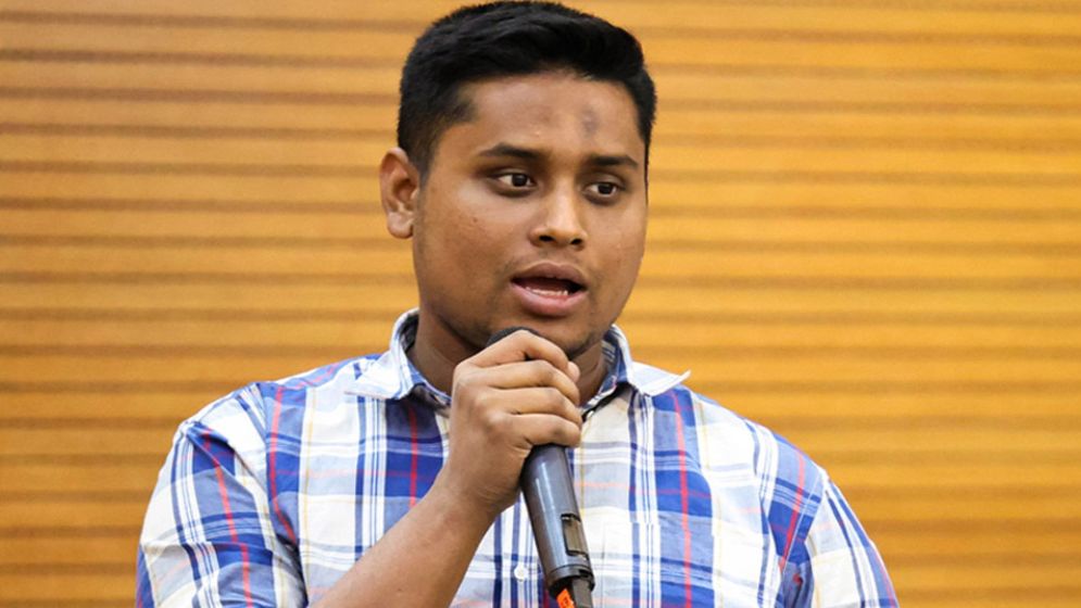 আ.লীগ নিষিদ্ধসহ ৩ দফা দাবিতে শাহবাগে গণজমায়েতের ঘোষণা হাসনাতের