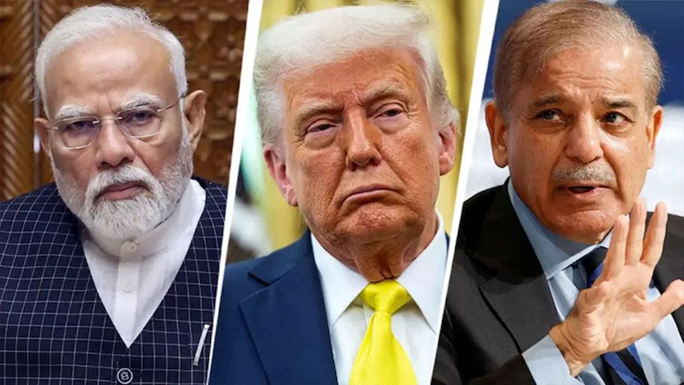 ভারত ও পাকিস্তানে মধ্যে উত্তেজনা প্রশমনের চেষ্টা করছেন ট্রাম্প