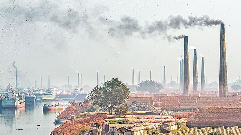 ইটভাটার দূষণ