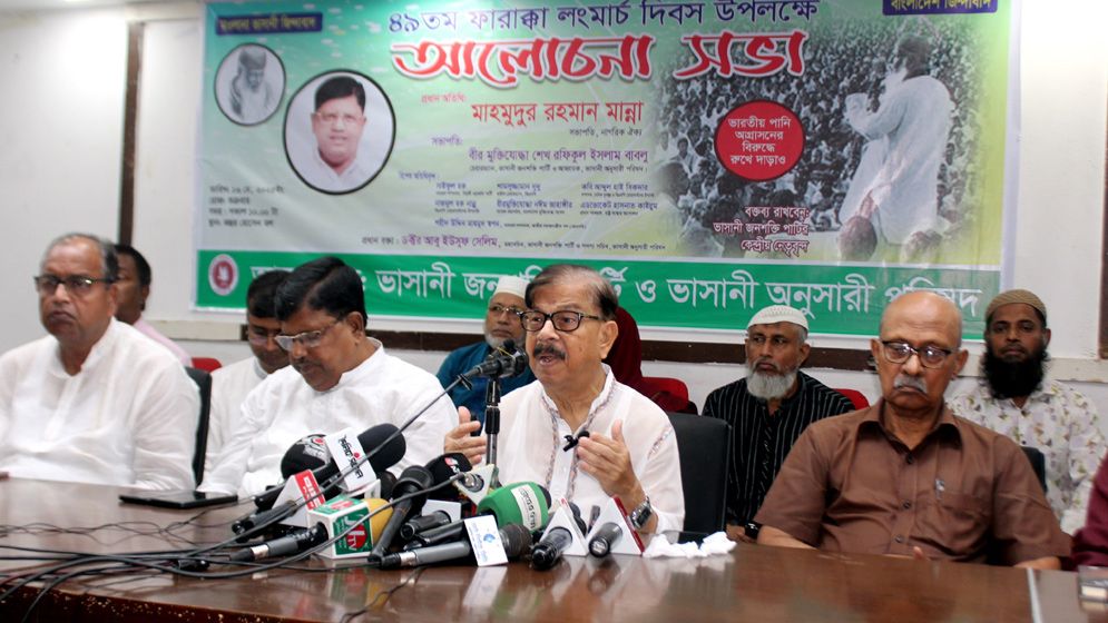 রাজনীতিবিদদের তিস্তা নিয়ে নতুন করে ভাবতে হবে: মান্না