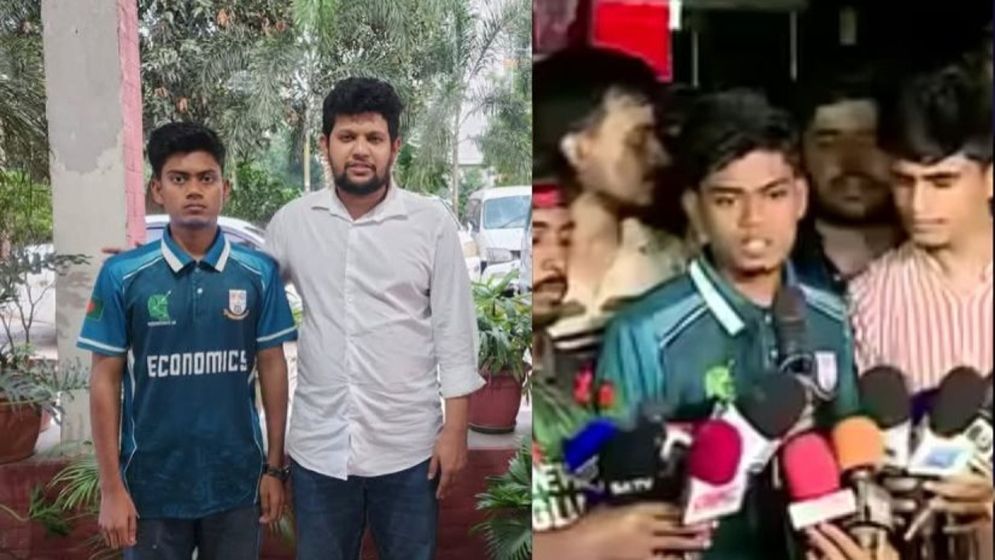 ছাড়া পেয়ে যা বললেন উপদেষ্টার মাথায় বোতল ছুড়ে মারা সেই শিক্ষার্থী