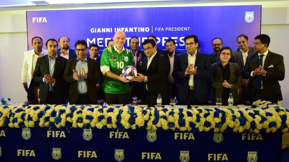 আবারও বাংলাদেশে আসছেন ফিফা সভাপতি