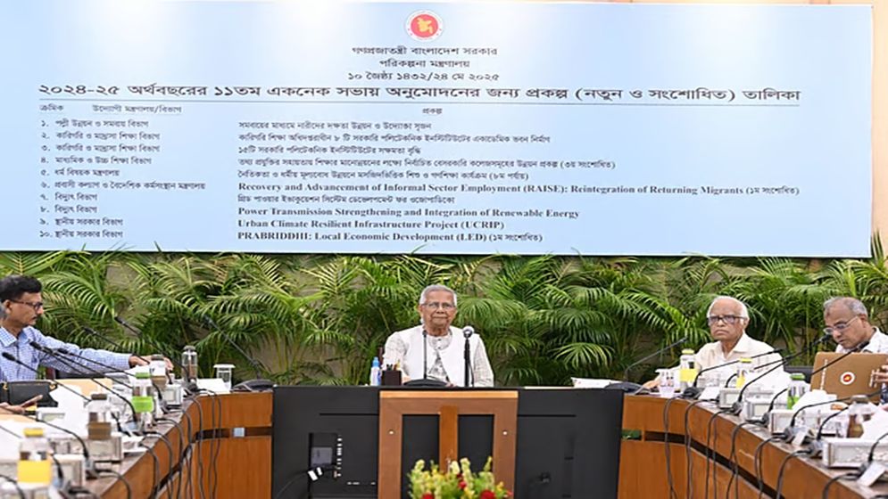 একনেক সভা শেষে উপদেষ্টাদের সঙ্গে বৈঠকে বসেছেন প্রধান উপদেষ্টা