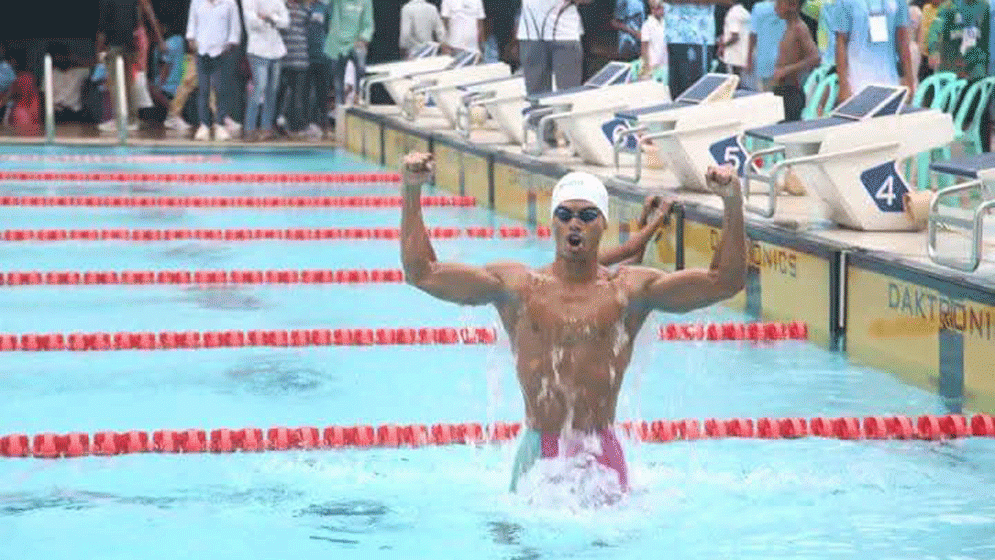 জাতীয় সাঁতারে সেরা নেত্রকোনার তন্ময়