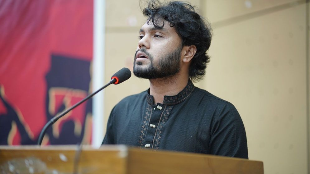 খুনি হাসিনার সেবাদাসদের বিরুদ্ধে চূড়ান্ত লড়াইয়ের ডাক হাদীর