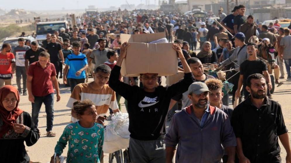 ফিলিস্তিনিদের ত্রাণ নিতেও দিচ্ছে না দখলদার বাহিনী, ১০ জনকে হত্যা