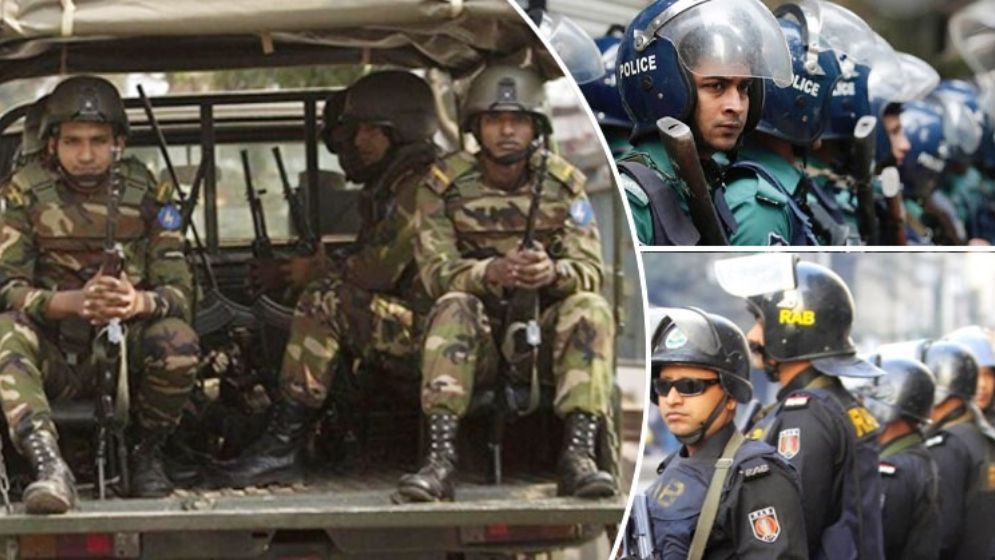 যৌথ বাহিনীর অভিযানে সারা দেশে আটক ৩৯০