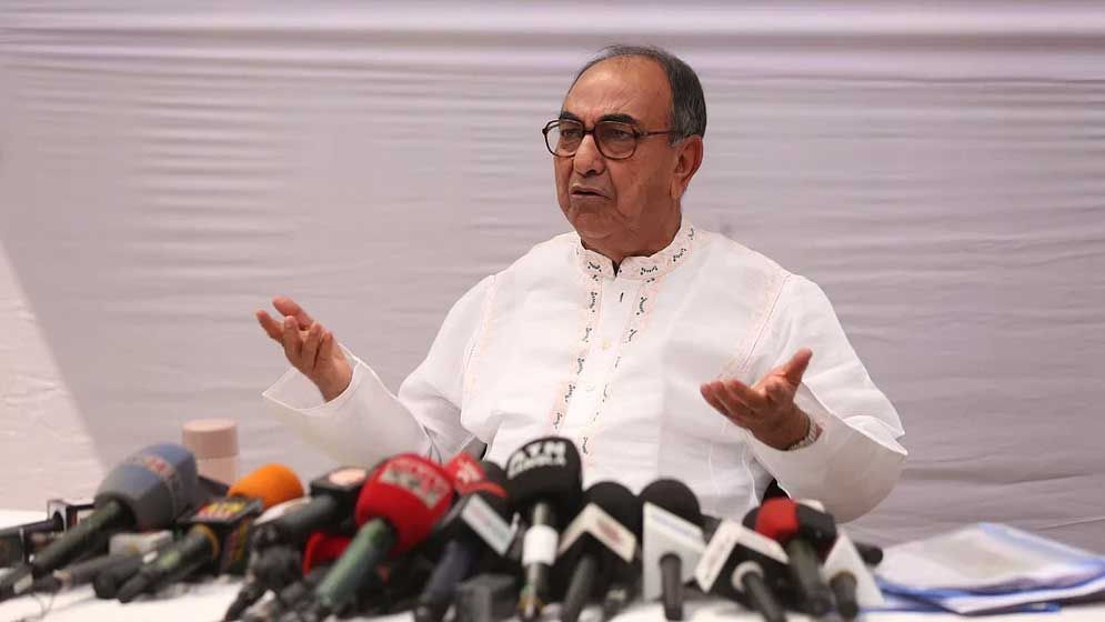 নির্বাচন নিয়ে ‘ব্ল্যাকমেইল’ করা যাবে না: মির্জা আব্বাস