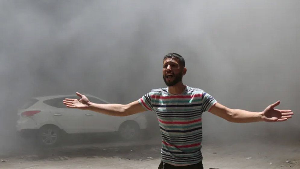 গাজায় রুটির বদলে মিলছে গুলি