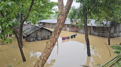 মনু ও জুড়ী নদীর পানি বিপৎসীমার উপরে
